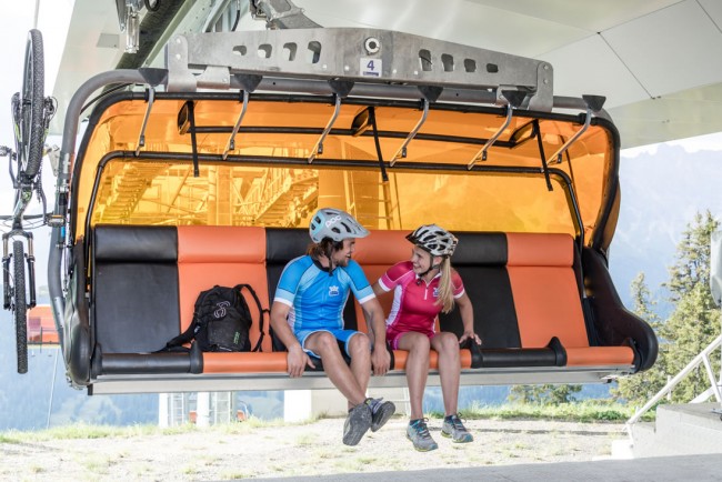 Liftbetrieb im Sommer für Biker und Wanderer © Hochkönig Tourismus GmbH