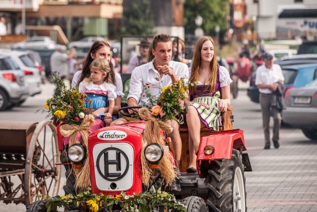 Traktor beim Bauernherbst-Event © Hochkönig Tourismus GmbH